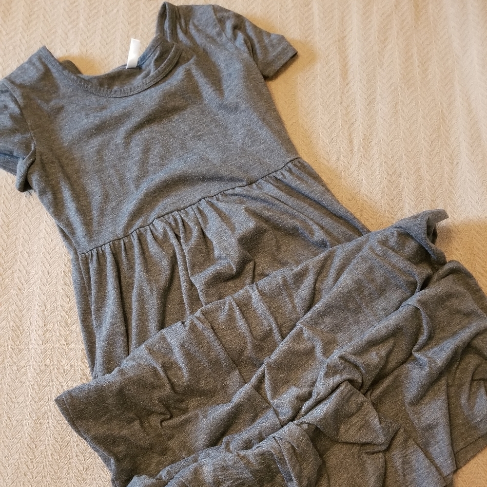 Gray maxi dress